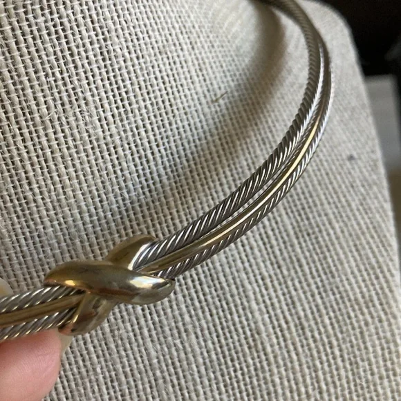 Beautiful in the style of David Yurman collar necklace - Picture 3 of 6